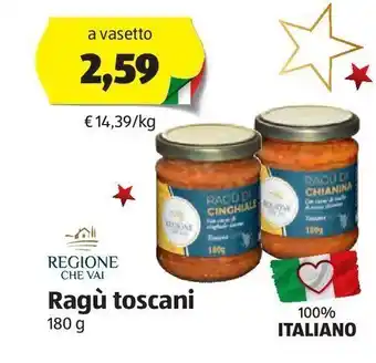 ALDI Ragù toscani offerta