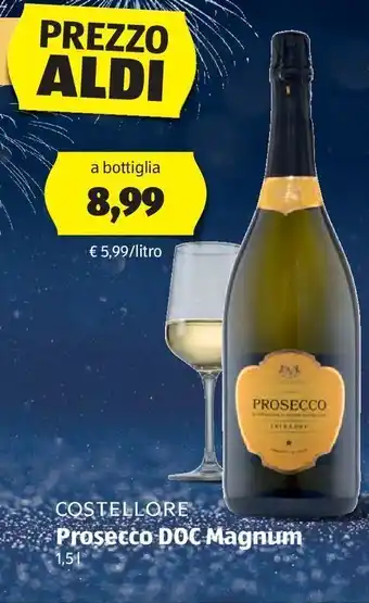 ALDI Costellore prosecco doc magnum offerta