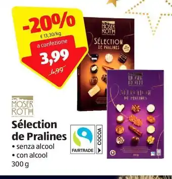 ALDI Sélection de pralines offerta