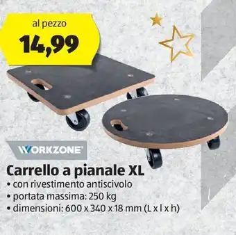 ALDI Carrello a pianale xl offerta