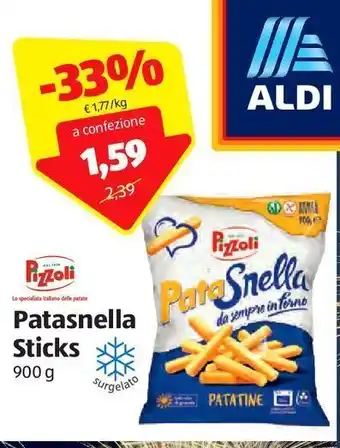 ALDI Patasnella sticks offerta