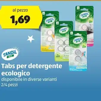 ALDI Tabs per detergente ecologico offerta