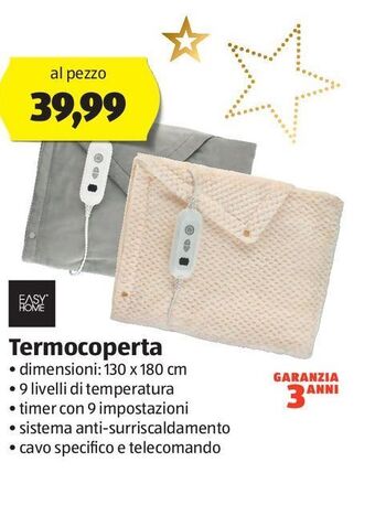 ALDI Termocoperta offerta