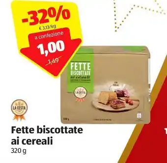 ALDI Fette biscottate ai cereali offerta