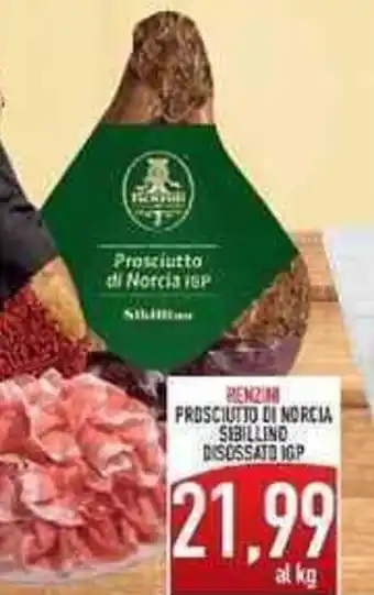 Bitar Renzini Prosciutto di Norcia Sibillino Disossato IGP offerta
