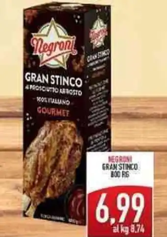 Bitar Negroni Gran Stinco 800 gr offerta