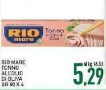 Bitar Rio mare Tonno All'Olio di Oliva 80 gr x 4 offerta