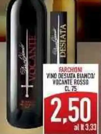 Bitar Farchioni Vino 75 cl. offerta