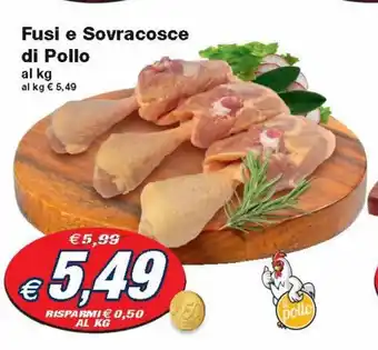 Prix Quality Fusi e Sovracosce di Pollo al kg offerta