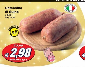 Prix Quality Cotechino di Suino 500 g offerta