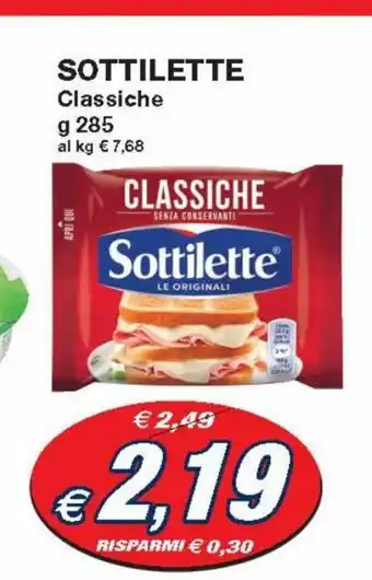 Sottilette Classiche 285 g