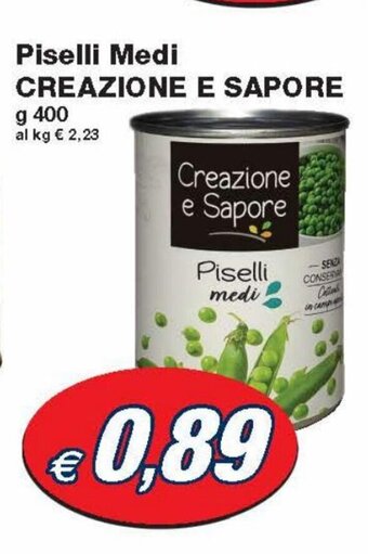 Prix Quality Piselli Medi Creazione E Sapore 400 g offerta
