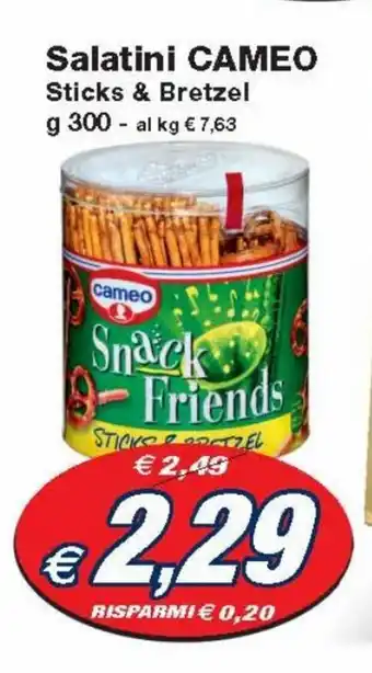 Cameo Salatini Sticks & Bretzel 300g