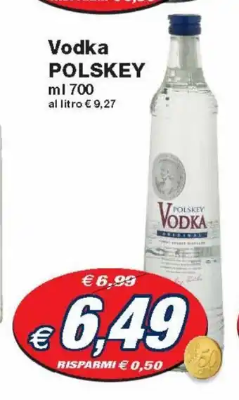Prix Quality Vodka Polskey 700 ml offerta