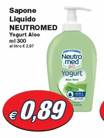 Prix Quality Neutromed Sapone Liquido Yogurt Aloe 300ml offerta