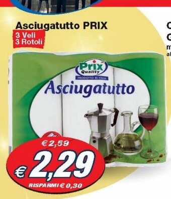 Prix Quality Asciugatutto Prix offerta