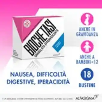 efarma Biochetasi bustine granulato effervescente antiacido - confezione da 18 offerta