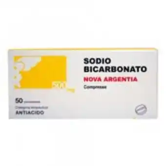 efarma Nova argentia sodio bicarbonato 500 mg 50 compresse offerta