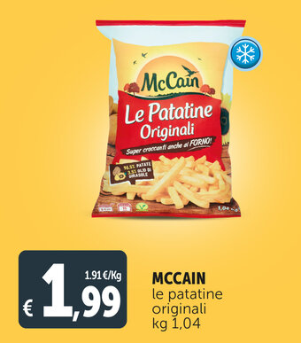 Deco Supermercati McCain le patatine originali kg 1,04 offerta