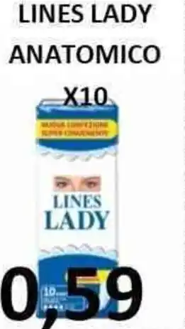 Lines Lady Anatomico x1