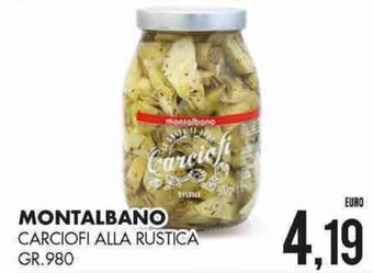 Montalbano Carciofi Alla Rustica gr. 980
