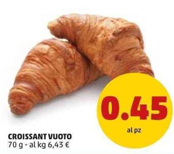 PENNY Croissant Vuoto 70 g offerta