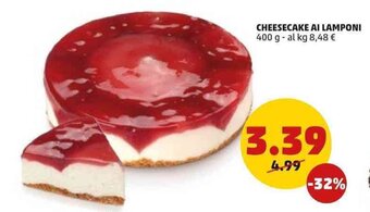PENNY Cheesecake Ai Lamponi 400 g offerta