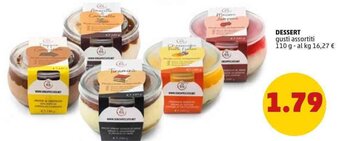 PENNY Dessert gusti assortiti 110 g offerta