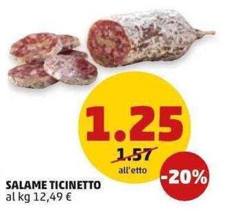 PENNY Salame Ticinetto offerta