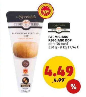 PENNY Parmigiano Reggiano DOP oltre 30 mesi 250 g offerta