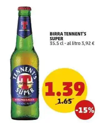 PENNY Tennent's Super Birra 35.5 cl offerta