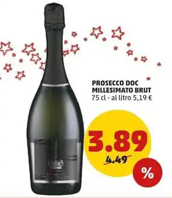 PENNY Prosecco DOC Millesimato Brut 75 cl offerta