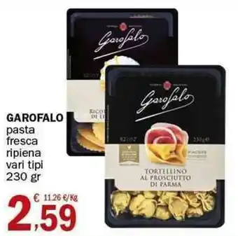 Crai Garofalo pasta fresca ripiena vari tipi 230 gr offerta