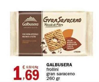 Galbusera frollini gran saraceno 260 gr
