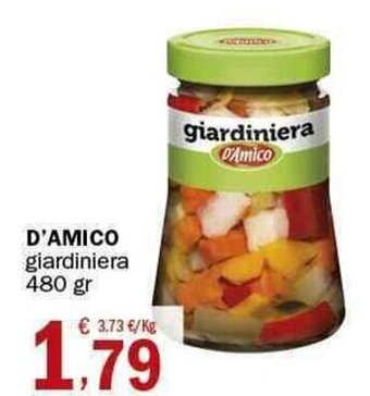 Crai D'Amico giardiniera 480 gr offerta