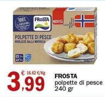 Crai Frosta polpette di pesce 240 gr offerta