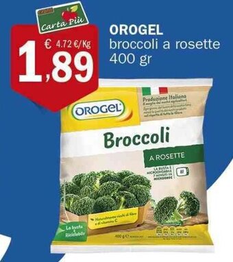 Crai Orogel broccoli a rosette 400 gr offerta