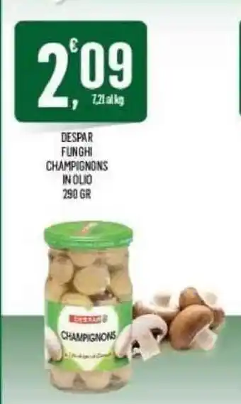 Vibian Despar Funghi Champignons In Olio 290 gr offerta