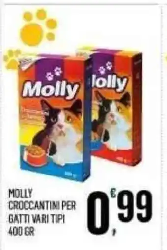 Molly Croccantini Per Gatti Vari Tipi 400 gr