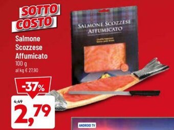 DPiù Salmone Scozzese Affumicato 100 g offerta