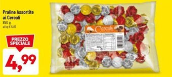DPiù Praline Assortite ai Cereali 850 g offerta