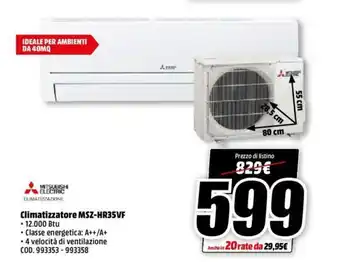 Mitsubishi Electric Climatizzatore MSZ-HR35VF