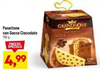 DPiù Panettone con Gocce Cioccolato 750 g offerta