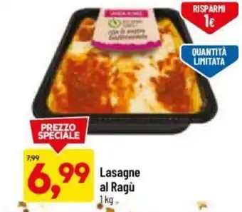 DPiù Lasagne al Ragù 1 kg offerta