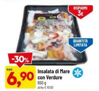 DPiù Insalata di Mare con Verdure 650 g offerta