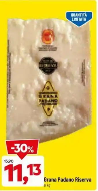 DPiù Grana Padano Riserva offerta