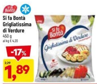 DPiù Si fa Bontà Grigliatissima di Verdure 450 g offerta