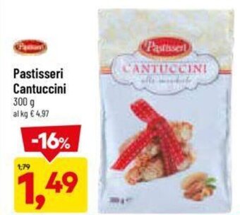 DPiù Pastisseri Cantuccini 300 g offerta