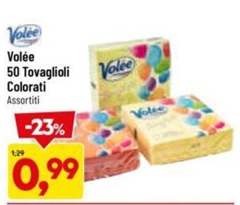 DPiù Volée 50 Tovaglioli Colorati Assortiti offerta