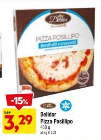 DPiù Delidor Pizza Posillipo 450 g offerta